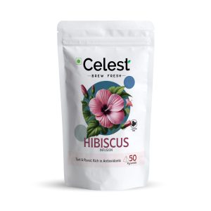 Celest Hibiscus Tea - 50 Teabags | Hibiscus Tea Loose Leaves