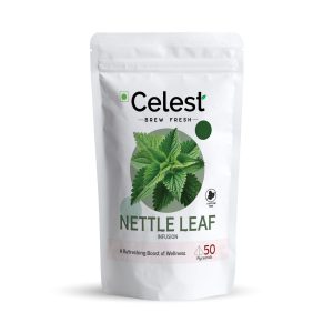 Celest Nettle Leaf Tea - 50 Pyramid Teabags | Nettle Tea