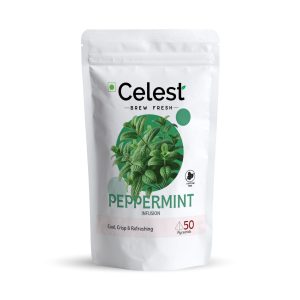 Celest Peppermint - 50 Tea Bags | Caffeine Free Peppermint Teabags