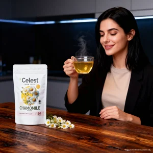 Celest Chamomile Tea – 50 Teabags | Caffeine-Free Herbal Tea