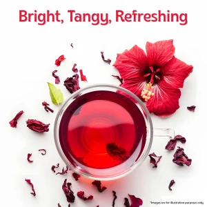 Celest Hibiscus Tea – 50 Teabags | Hibiscus Tea Loose Leaves