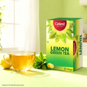 Celest Lemon Green Tea 25 teabags | Refreshing & Light Detox Tea