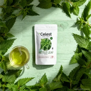 Celest Nettle Leaf Tea – 50 Pyramid Teabags | Nettle Tea
