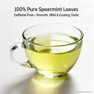 Celest Spearmint Tea – 50 Pyramid Teabags | Spearmint Tea for PCOS