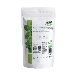 Celest Spearmint Tea – 50 Pyramid Teabags | Spearmint Tea for PCOS