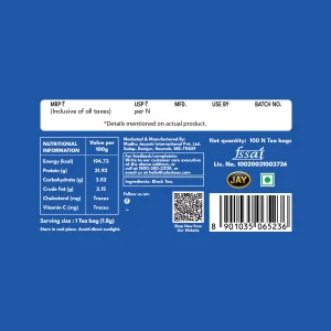 Celest Assam Chai Black Tea 25 teabags