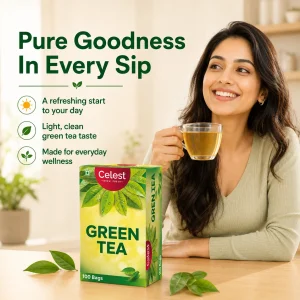 Celest Green Tea 100 Bags | Green Tea for Weight Loss