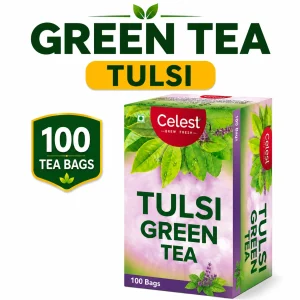 Celest Tulsi Green Tea – 100 Bags | Tulsi Green Tea Bags